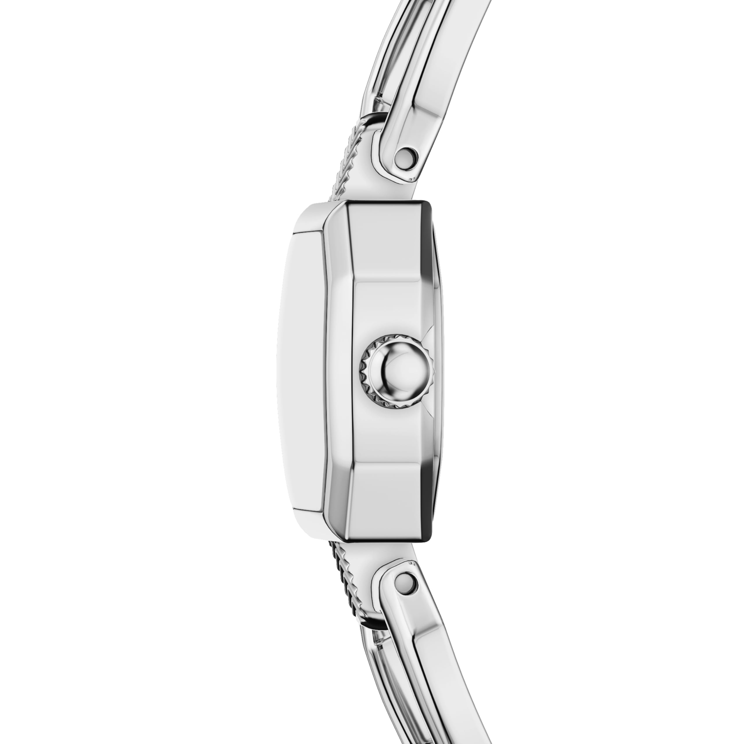 Fossil Harlow - Reloj de Pulsera de Acero Inoxidable de Tres manecillas para Mujer, Plateado, 20MM, Harlow