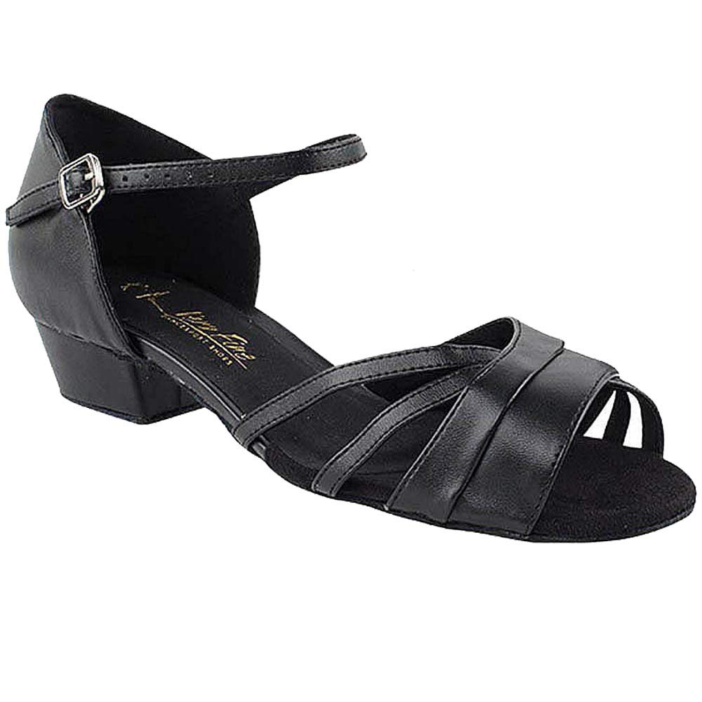 Very Fine Dance Shoes Women's Ballroom Dance Shoes Salsa Latin Practice Dance Shoes Black PU 6030FTEB Comfortable 1