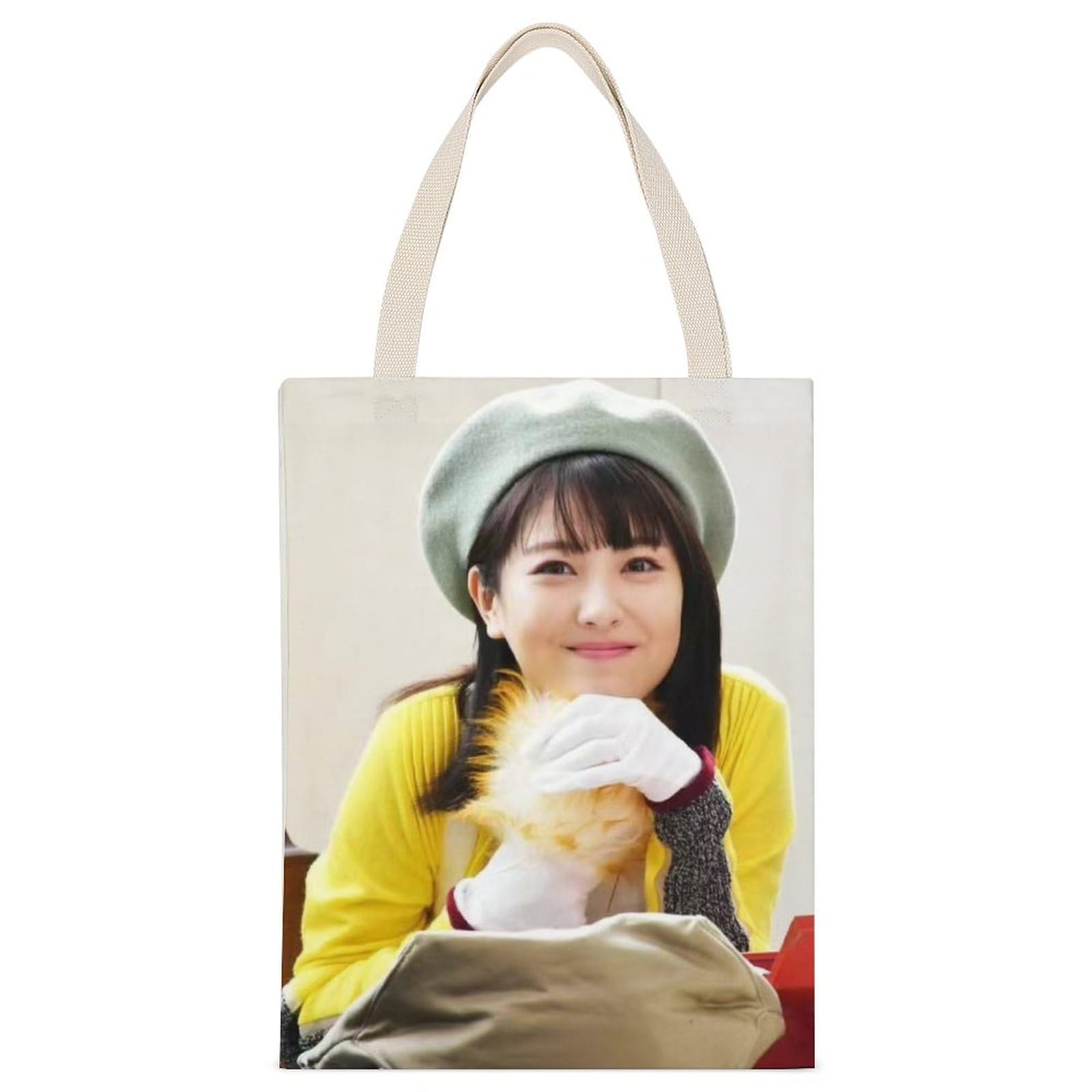 Amazon.co.jp: 浜辺美波 トートバッグ キャンバス 肩掛け 大容量  