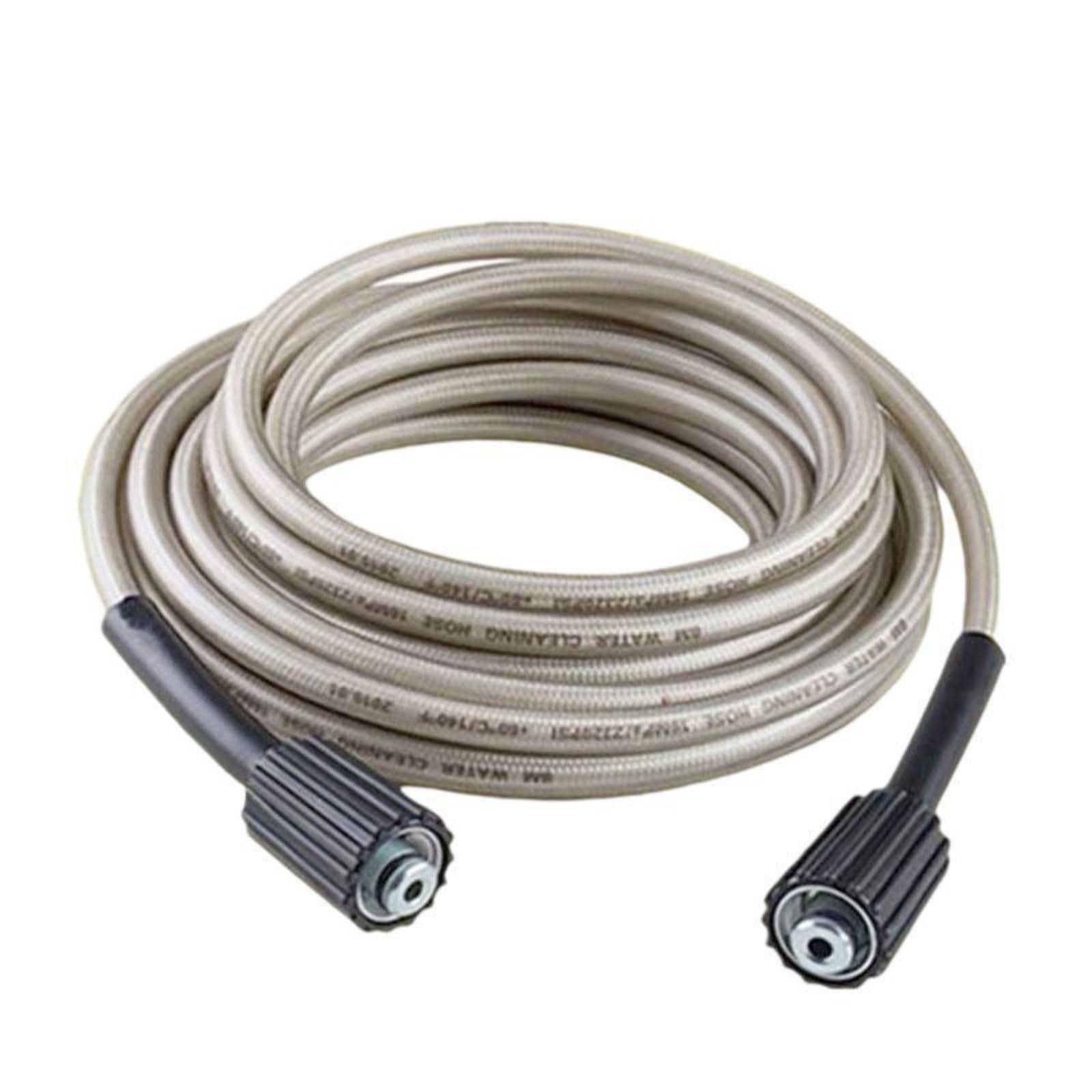 Tubi Alta Pressione Idropulitrice Tubo Lavaggio Auto Prolunga Resistente Flessibile Attacchi M22 Tenuta Sicura Materiale PE PVC Lega di Zinco Adatto per Garage Esterni, 20 Metri