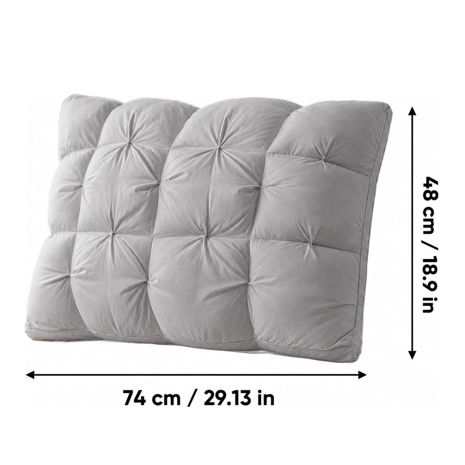 Cojines De Lanzar Cojín Transpirable de Soporte | Almohada De Dormir En Dormitorios, Hogares, Hoteles, Viajes, La Zona Lumbar, El Cuello, La Lectura Y Personas Que Duermen