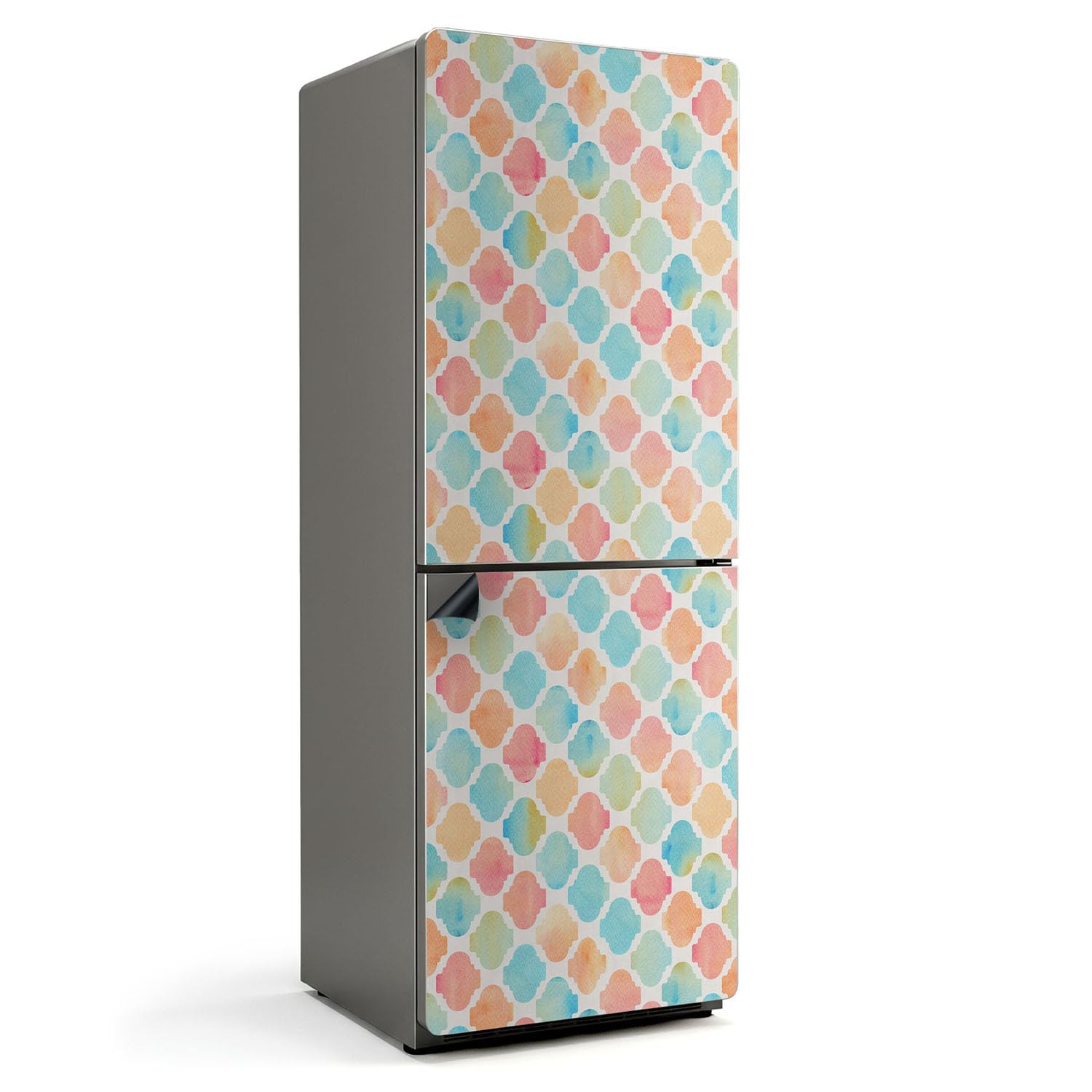 Tapis Magnétique 70x190 cm pour cuisine créative, style pois pastel et nettoyage facile
