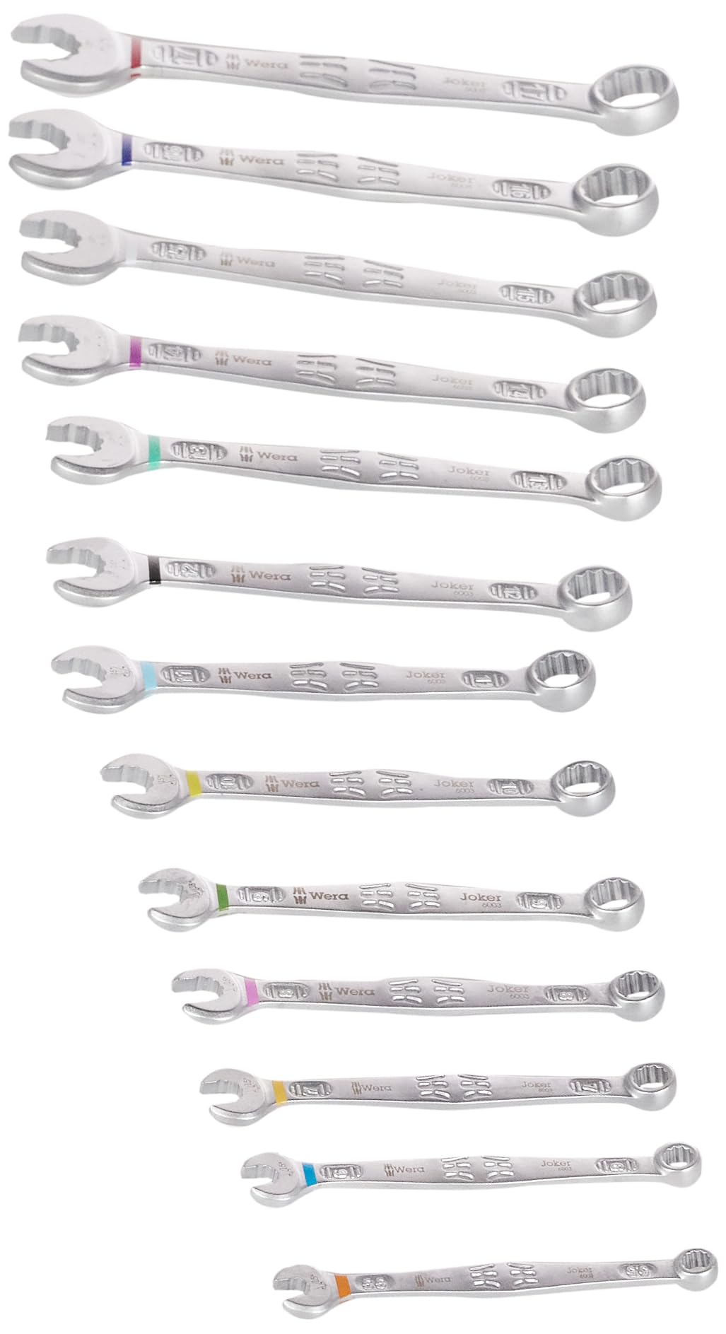 Wera 05020232001 6003 Joker 22 Set 1, Assortimento di chiave a forchetta e chiave poligonale, metrico, 22 pezzi