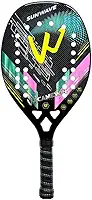 Raquete Tenis Praia Beach Tennis Camewin Carbono 3k Sunwave Profissional Iniciante Intermediário