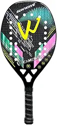 Raquete Tenis Praia Beach Tennis Camewin Carbono 3k Sunwave Profissional Iniciante Intermediário