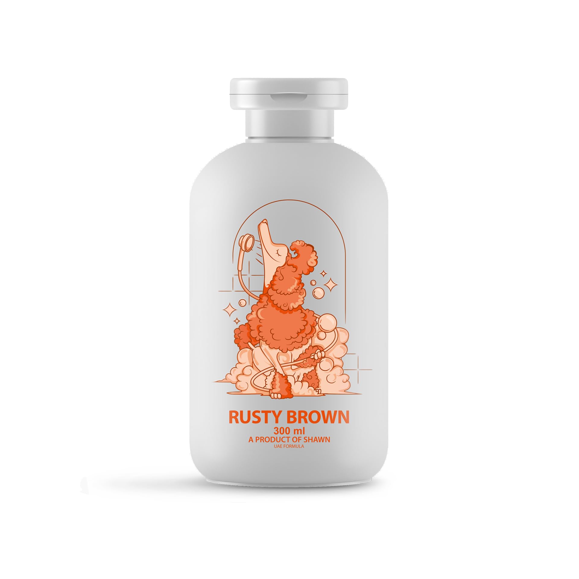 SHAWN Dog Shampoo Ideal for Red & Brown Coat | Best for Sensitive & Dry Itchy Skin | Pets Moisturizing | Coconut Oil, Argan Oil| Anti-Dandruff | Tea Tree, Oatmeal | Antibacterial (300 ml)