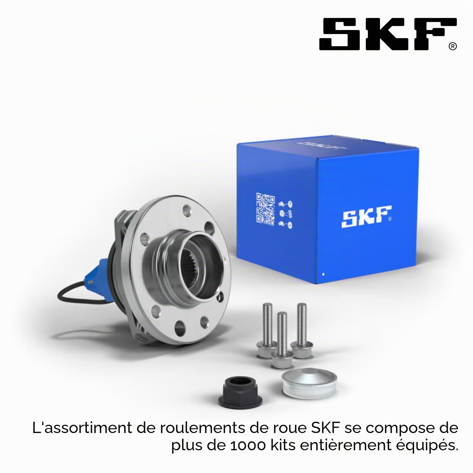SKF 2x Jeu de roulements de roue avant/arrière VKBA3536 | Compatible avec: AUDI A4 B5 Avant, A4 B6, A4 B6 Avant, A4 B6 Cabriolet, A4 B7, A4 B7 Avant, A4 B7 Cabriolet, A6 C5