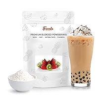 Vista 25 de Fanale Té en polvo con leche de azúcar morena Okinawa prémium Polvo saborizante de té de burbujas, perfecto para hornear, batidos y bebidas, 2.2