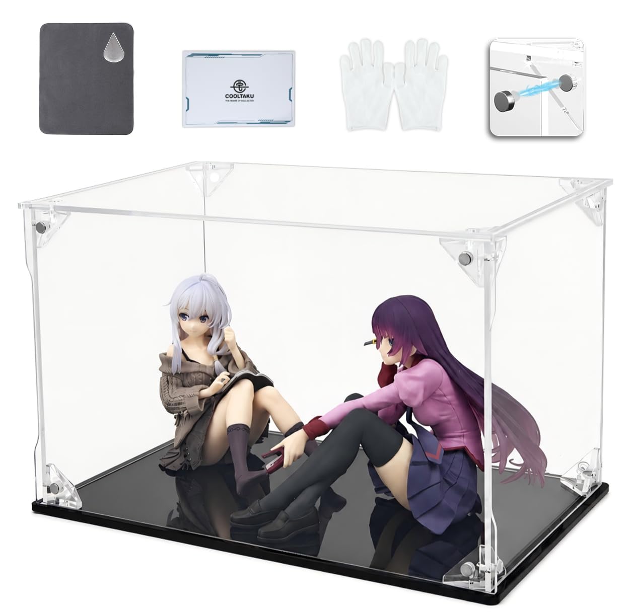 Amazon.co.jp: COOLTAKU フィギュアケース UVカット アクリル