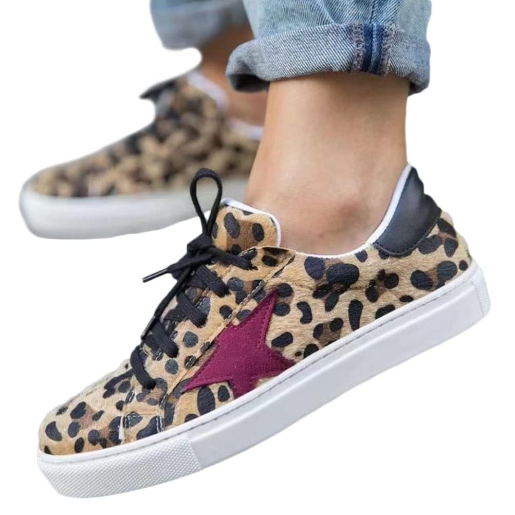 Onsoyours Zapatos Casuales de Las Mujeres de la Manera de la Cuña de Los Planos de la Cremallera del Cordón para Arriba Señoras Zapatillas de Deporte