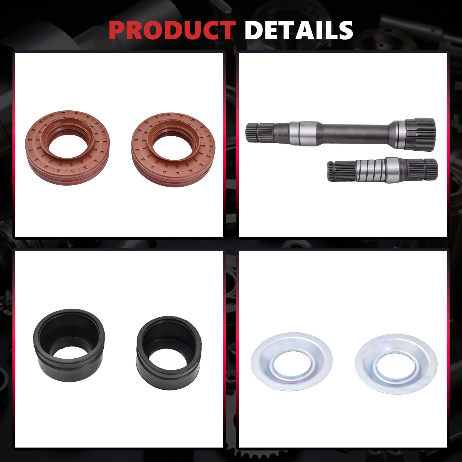 Shaft Set 2012-2021 Ram 1500 Classic Drivetrain Right Differential Intermediate ...