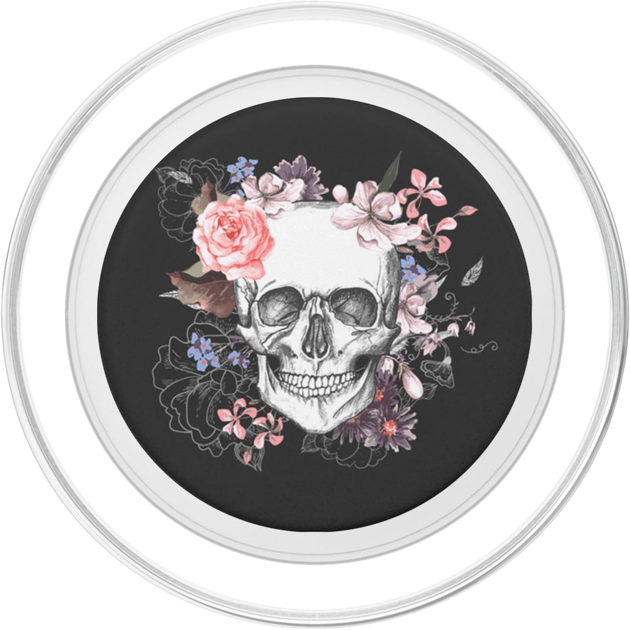 PopSockets Skull & Goth Phone Grip & Stand - Death Petal PopSockets PopGrip for MagSafe