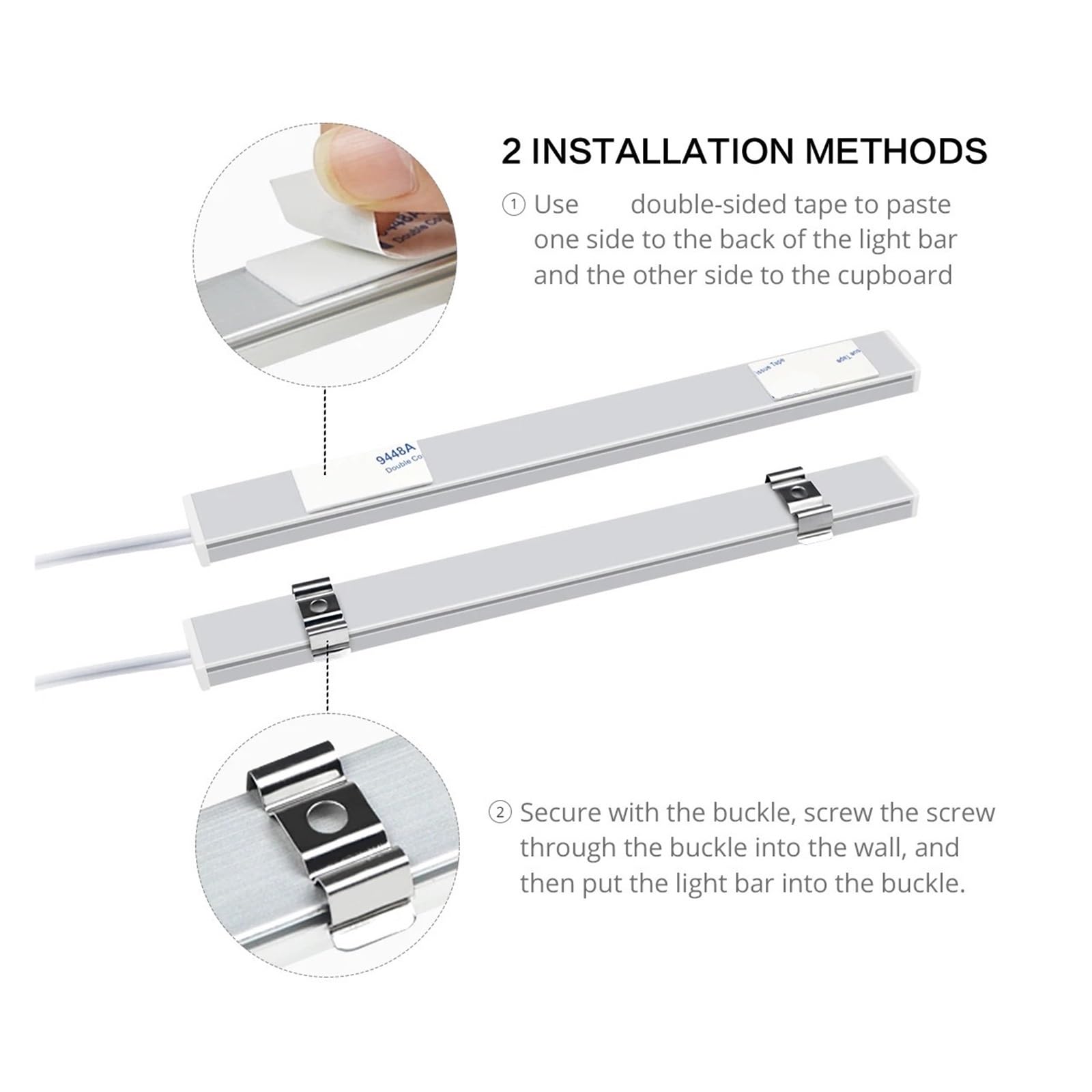 1 Szt. Kabel USB Zasilany Prądem Stałym 5 V Lampki Do Czytania 30 Diod LED Lampa Nocne Czytanie Listwa Świetlna Czujnik Ruchu(Changeable,50cm)