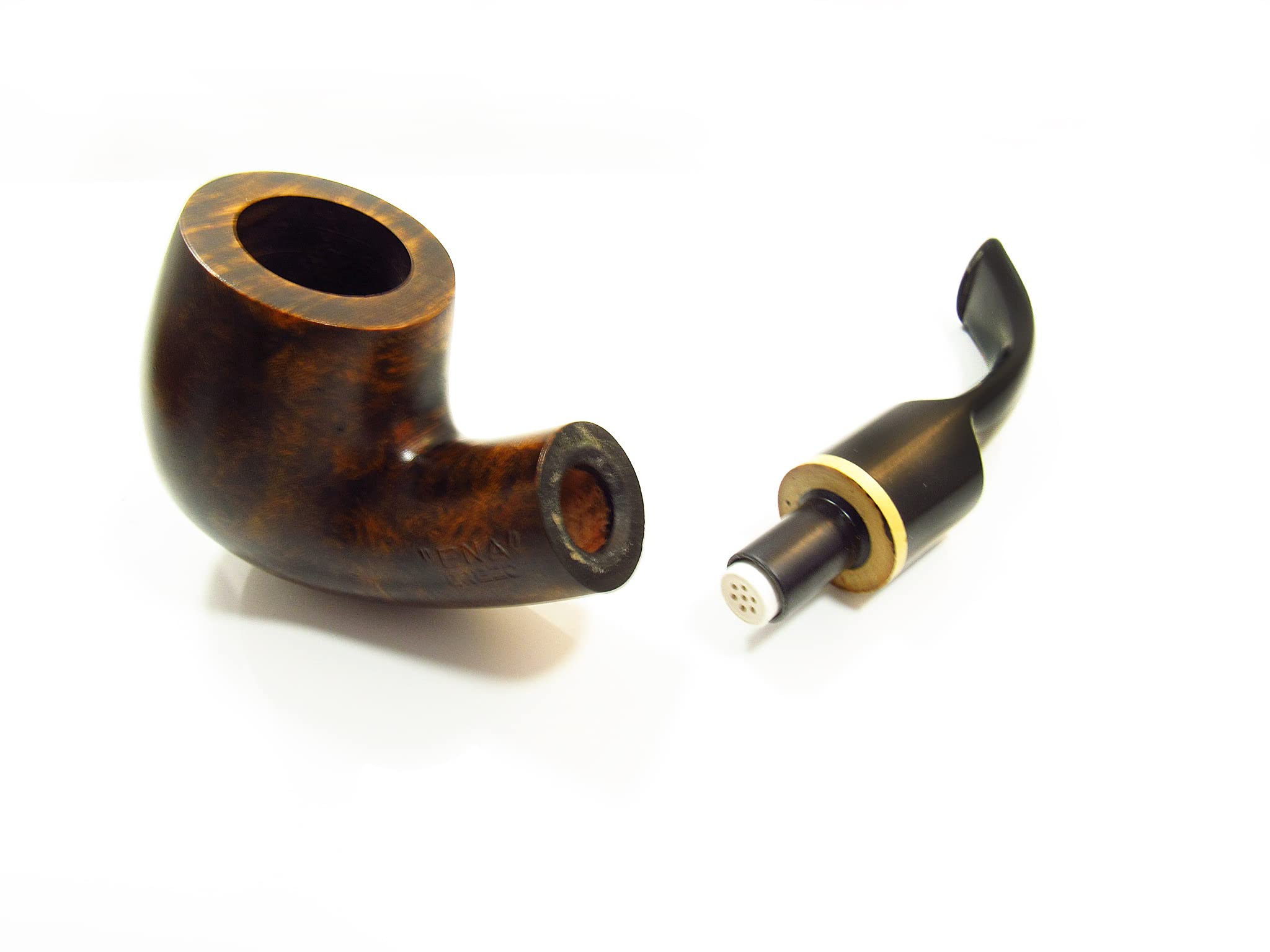 Nueva pipa de tabaco estilo Briar Fashion "Bent", pipa para fumar, tallada a mano, diseñada para fumadores de pipa