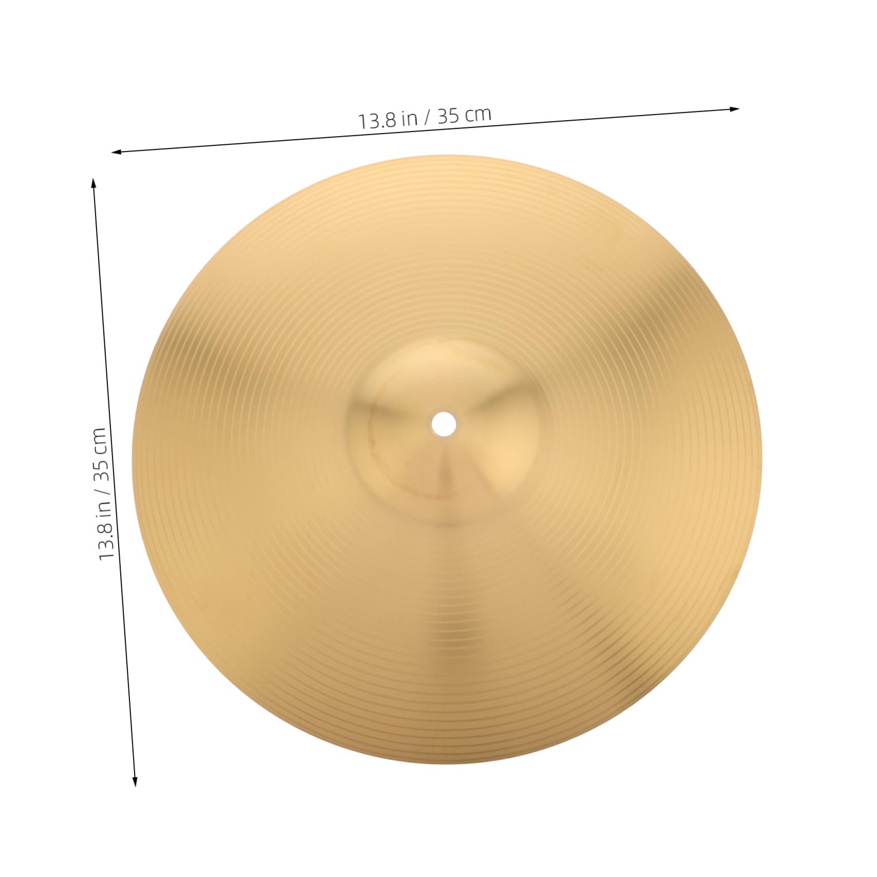 Toddmomy Alloy Drum Cymbal for Practice Sets Durable and Versatile Music Instrument Clear Tone for Crash Ride Splash for Percussion Accessories
