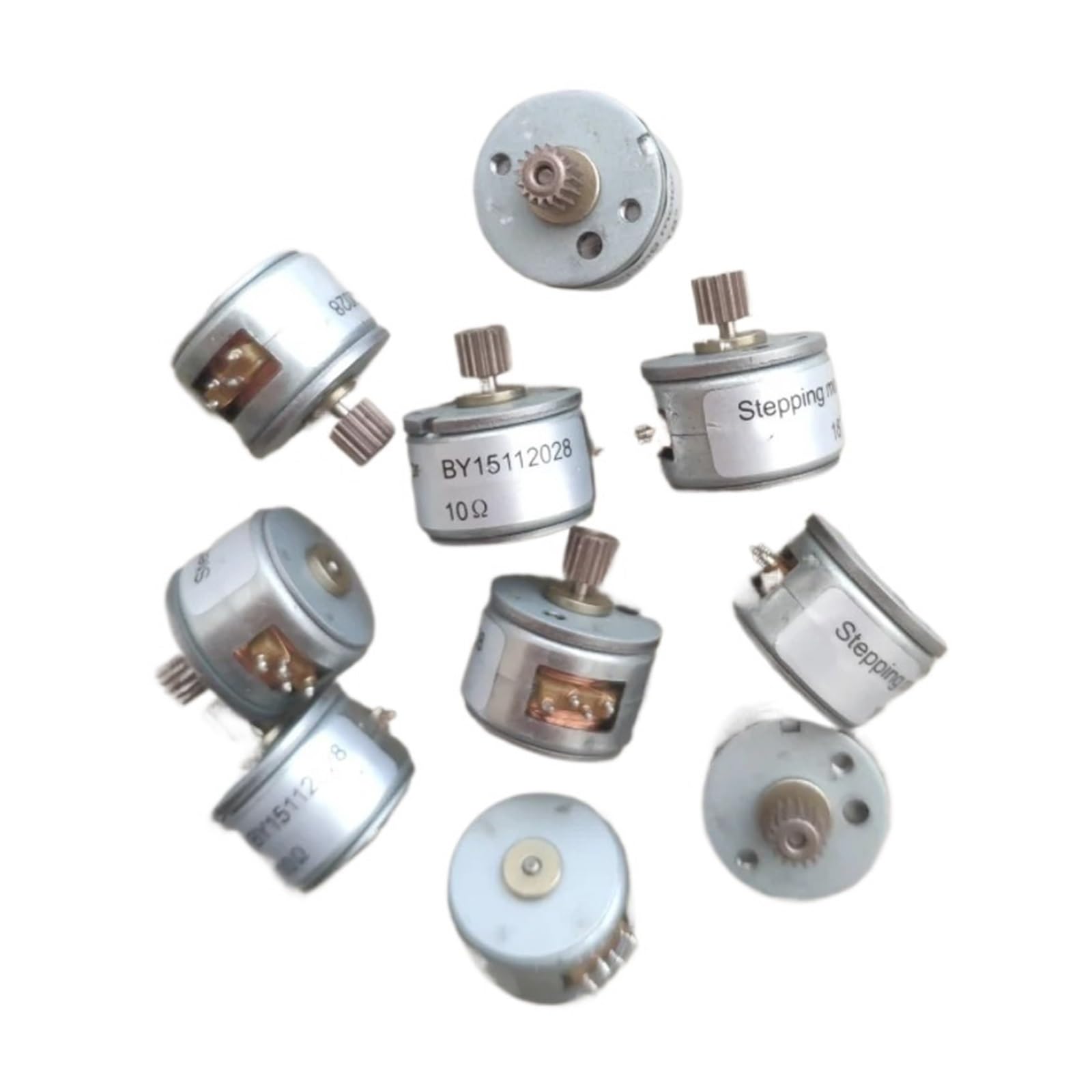 CQMLWSDNW 10pcs/lot 15mm Stepping Electronic Starter 9.5Ω 18° 2-Phase 4-Wire Stepper Electronic Starter