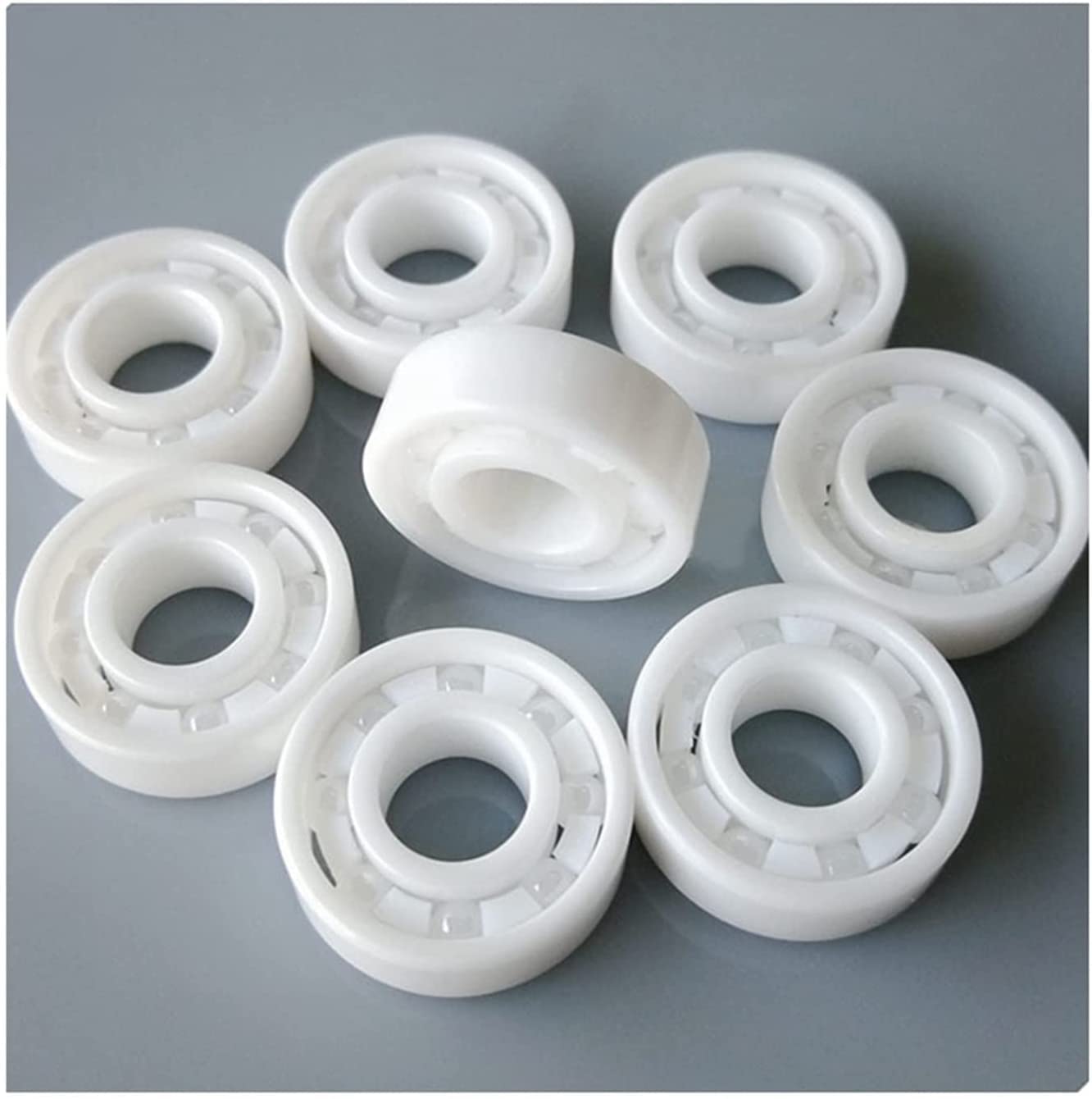 JGNAYRKJQI 8Pcs 689 Full Ceramic Bearing ABEC-9 9x17x5mm ZrO2 Ball Bearings MR689 Fishing Reel Bearing