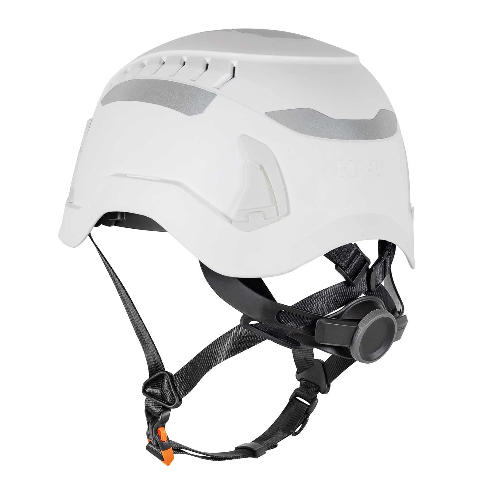 KASK Primero Air Hi-Viz - Casco de trabajo, rueda giratoria, 14 canales de ventilación, reflectante, según EN397 y EN50365