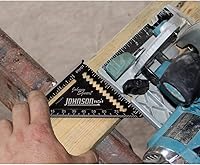 Vista 3 de Johnson Level & Tool Manufacturing 1904-0450 Johnny Square - Cuadrado profesional de fácil lectura con acabado cuadrado de 4.5 pulgadas