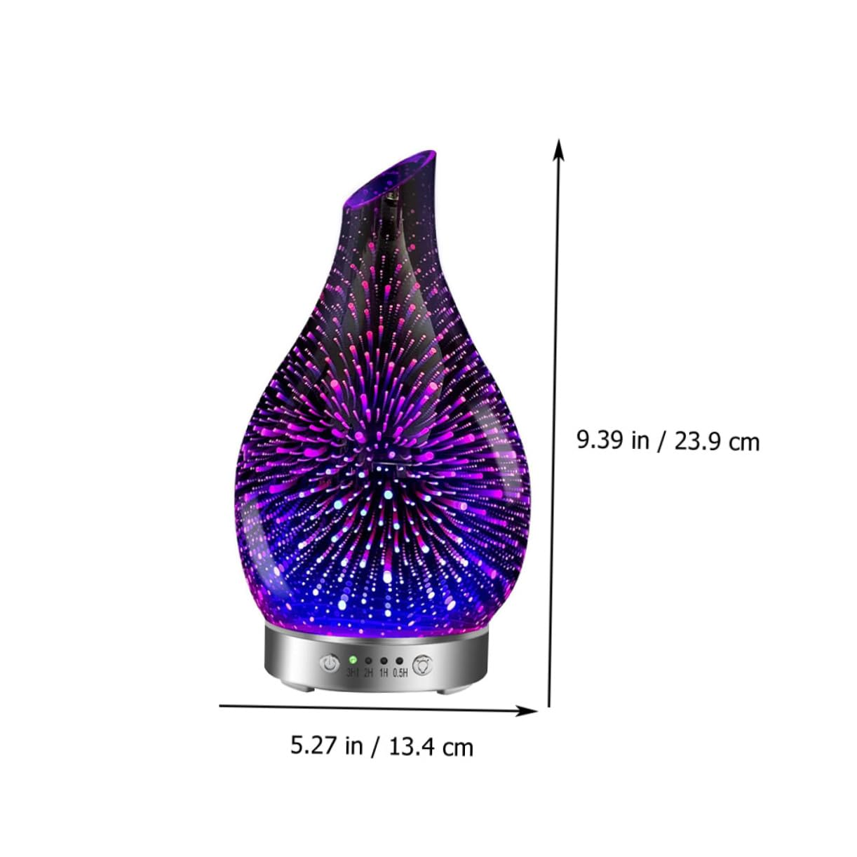 COLLBATH Diffusore Di Aromaterapia 3d Luce Notturna E Umidificatore Per Casa Silenzioso E Elettrico
