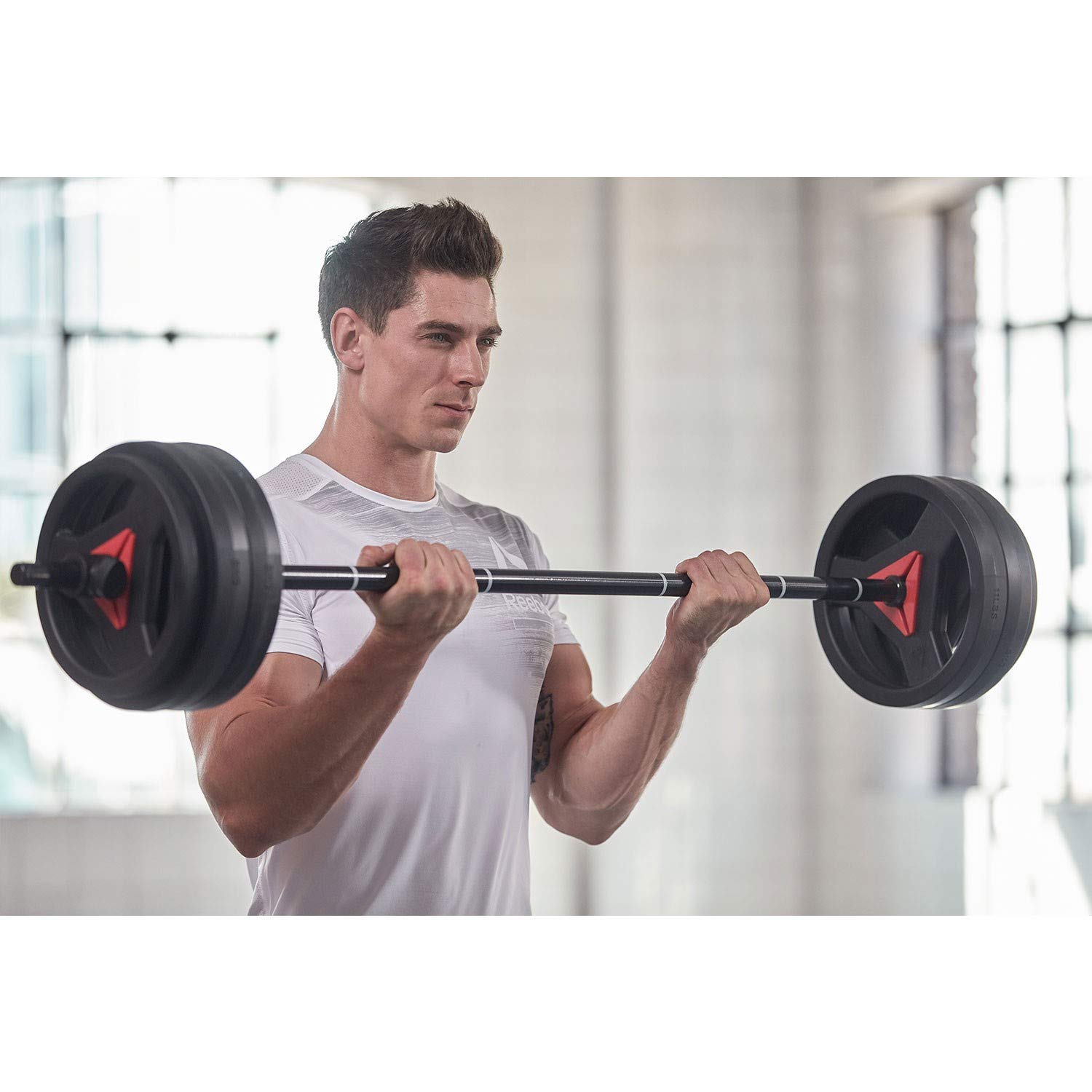 Amazon | Reebok(リーボック) ウェイトセット 20kg(プレート&バー