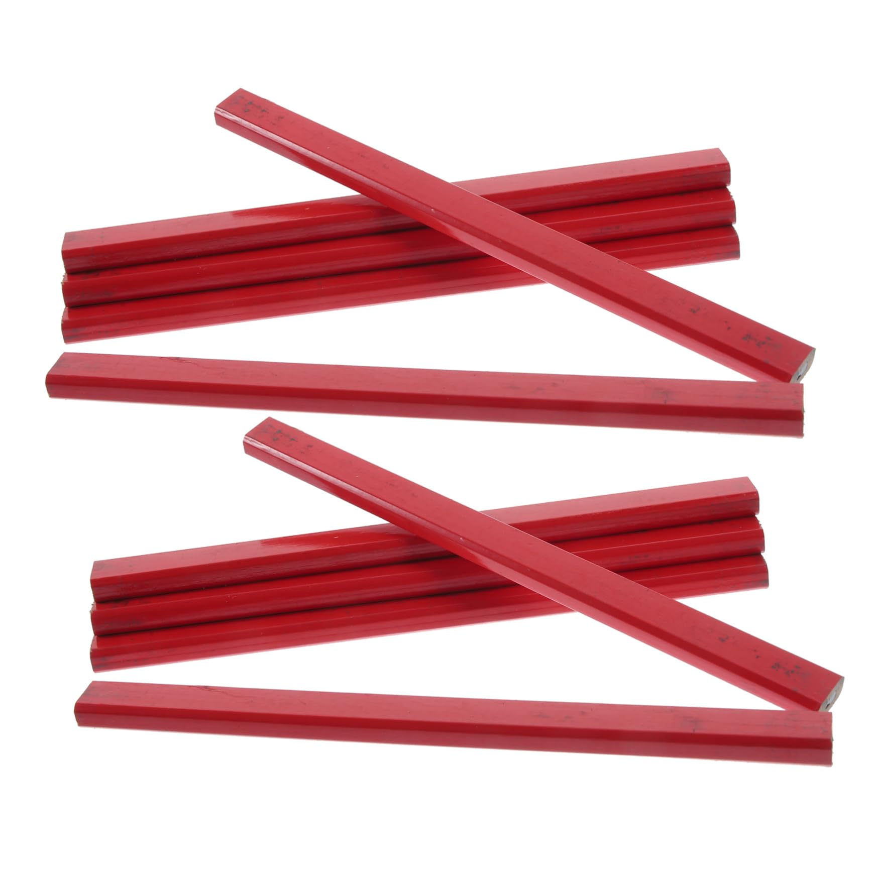5 Sätze Baubleistifte Holzbearbeitung Schüttgut Bauherren Zeichnung Tischler Bleistifte Aus Holz Baustift Personalisierte Bleistifte Hölzern Rot 20 Stück * 5
