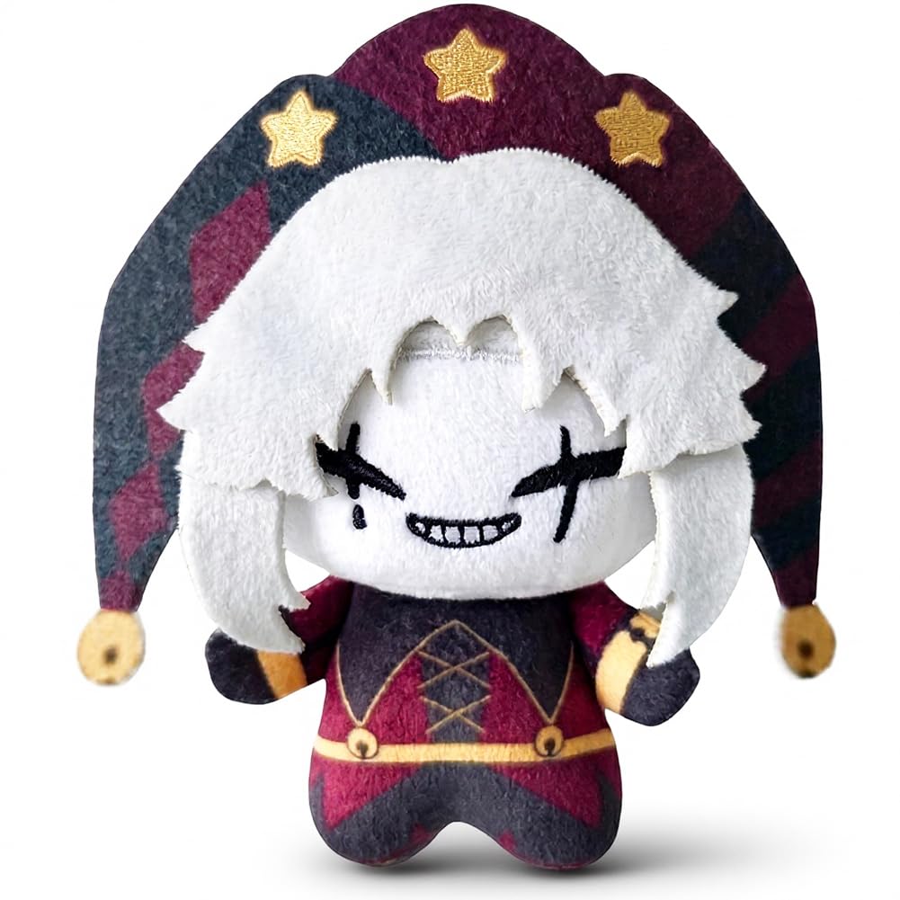 Kouipoie The Freak Circus Plush Toy, Cute Cartoon Character Plushie, Soft Stuffed Animal Doll for Kids & Adults, Kawaii Plush Cushion Toy, Gifts for Fans, Bedroom Desk Decor (Pierrot-B 10CM) — image 1