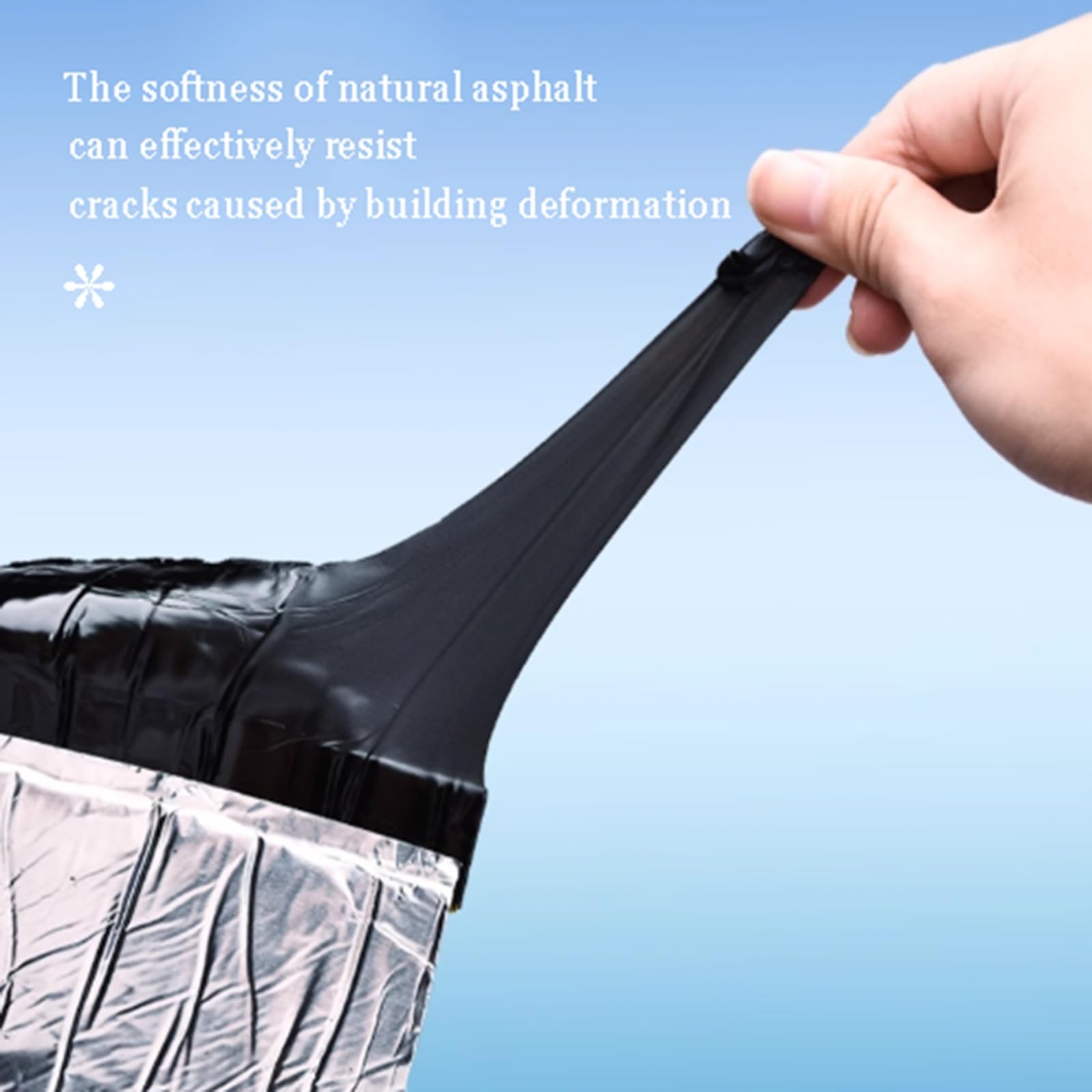 Rollo de contrapiso para techos con sellador autorreparable, protección impermeable para fugas y aplicaciones al aire libre