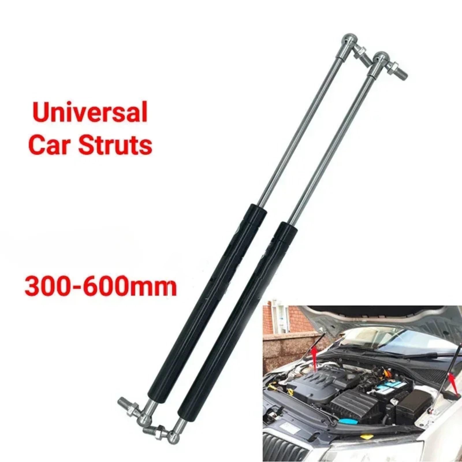 Pistone Molla Gas Per camper letto auto roulotte porta 2 pezzi 30/35/40/45/50/55/60 cm barre puntoni a gas supporti di sollevamento molla a gas 1200N Molle A Gas Pistoni(350mm)