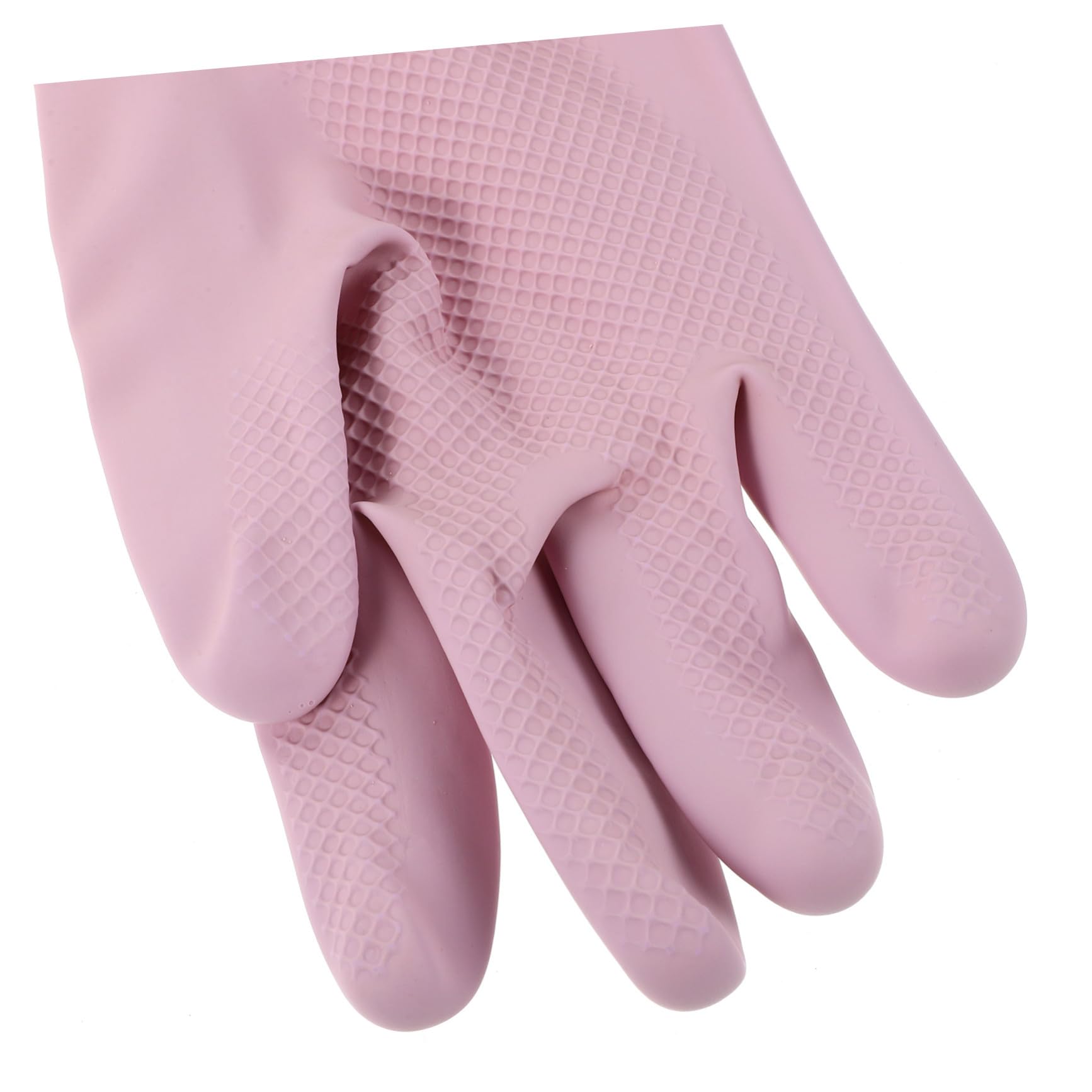 Anneome 4 Par Guantes de Limpieza de Goma Impermeables Reutilizables para Lavavajillas Cocina Guantes de Latex para Mujer para Fregar Platos