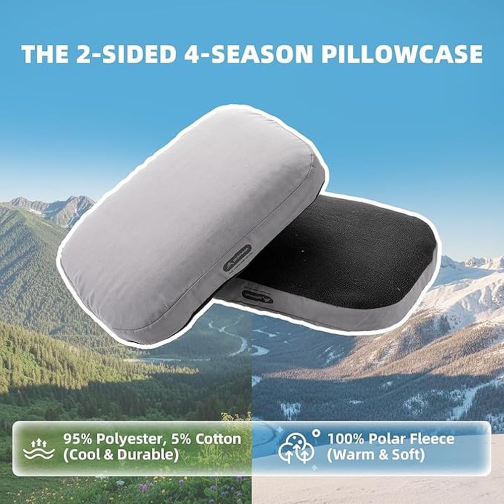 Almohada de Coche, Almohada de Camping, Espuma,Verde