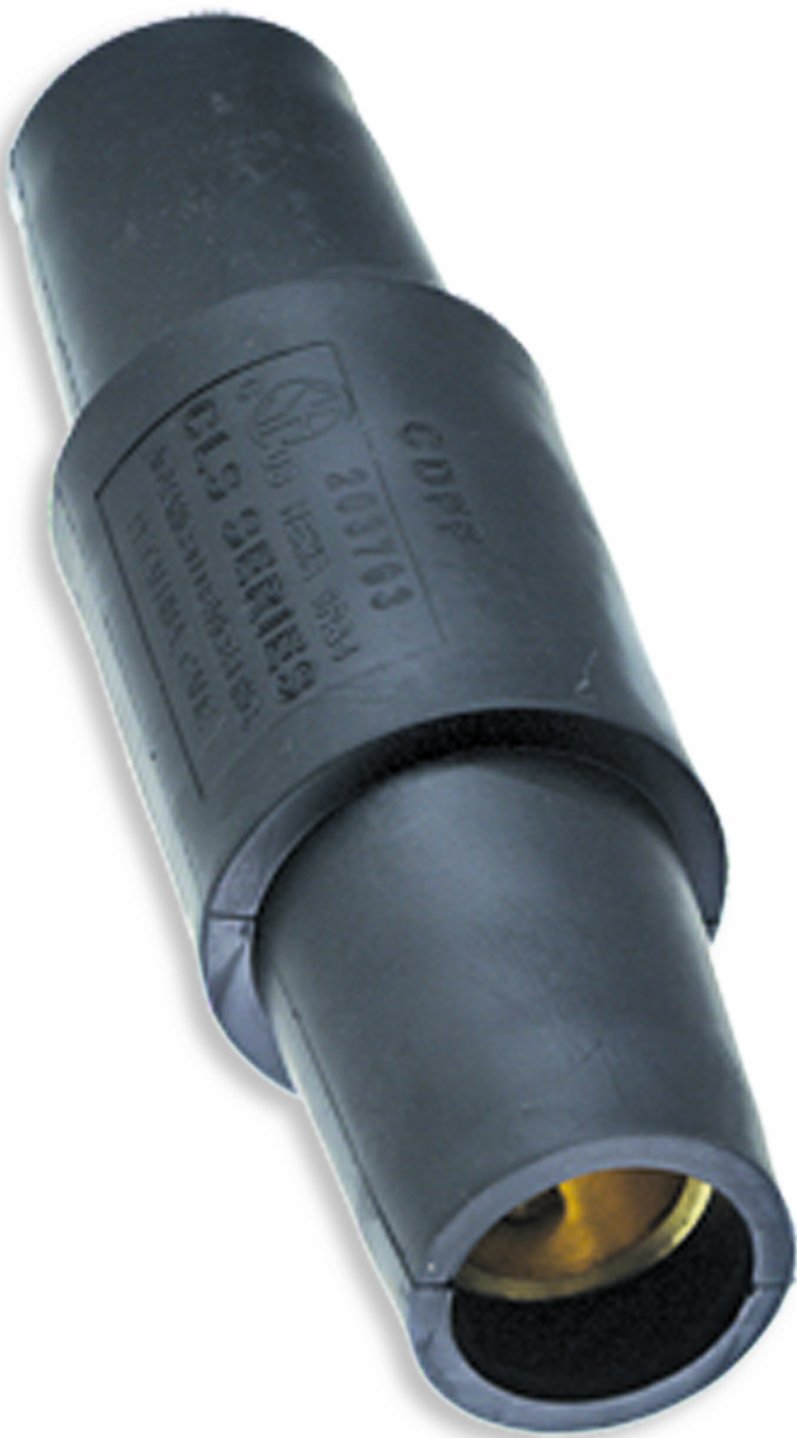 Cam Type 16, 400 Amp Female-to-Female Coupler (F-F) Black