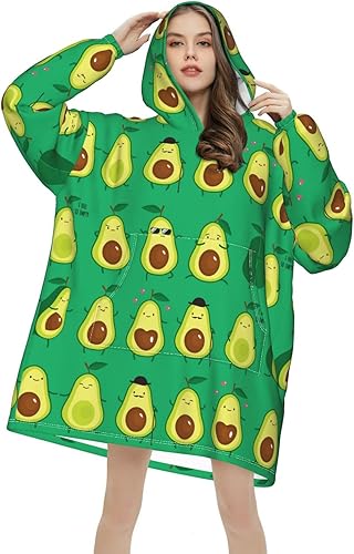 Miniatura 10 de Manta con capucha para niños y adultos, cómoda y gigante, con capucha y bolsillo frontal de franela de felpa con capucha, acogedora, cálida y de