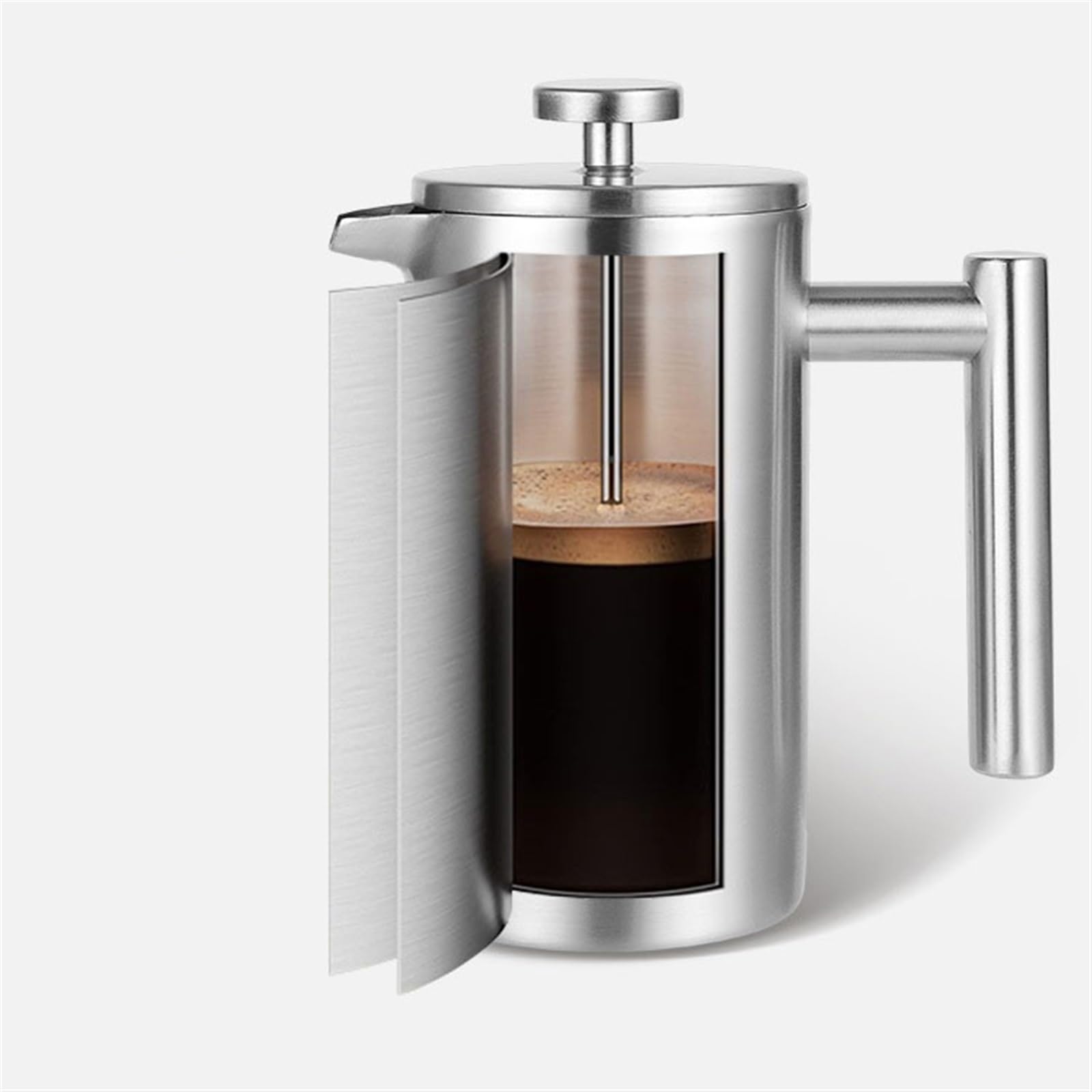 Amazon | コーヒーポット 304ステンレス鋼 フレンチプレスコーヒー