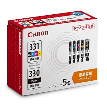 確認用、お問合せ用、 PIXUS Canon インクタンク BCI-331+330/6MP 6色マルチパック