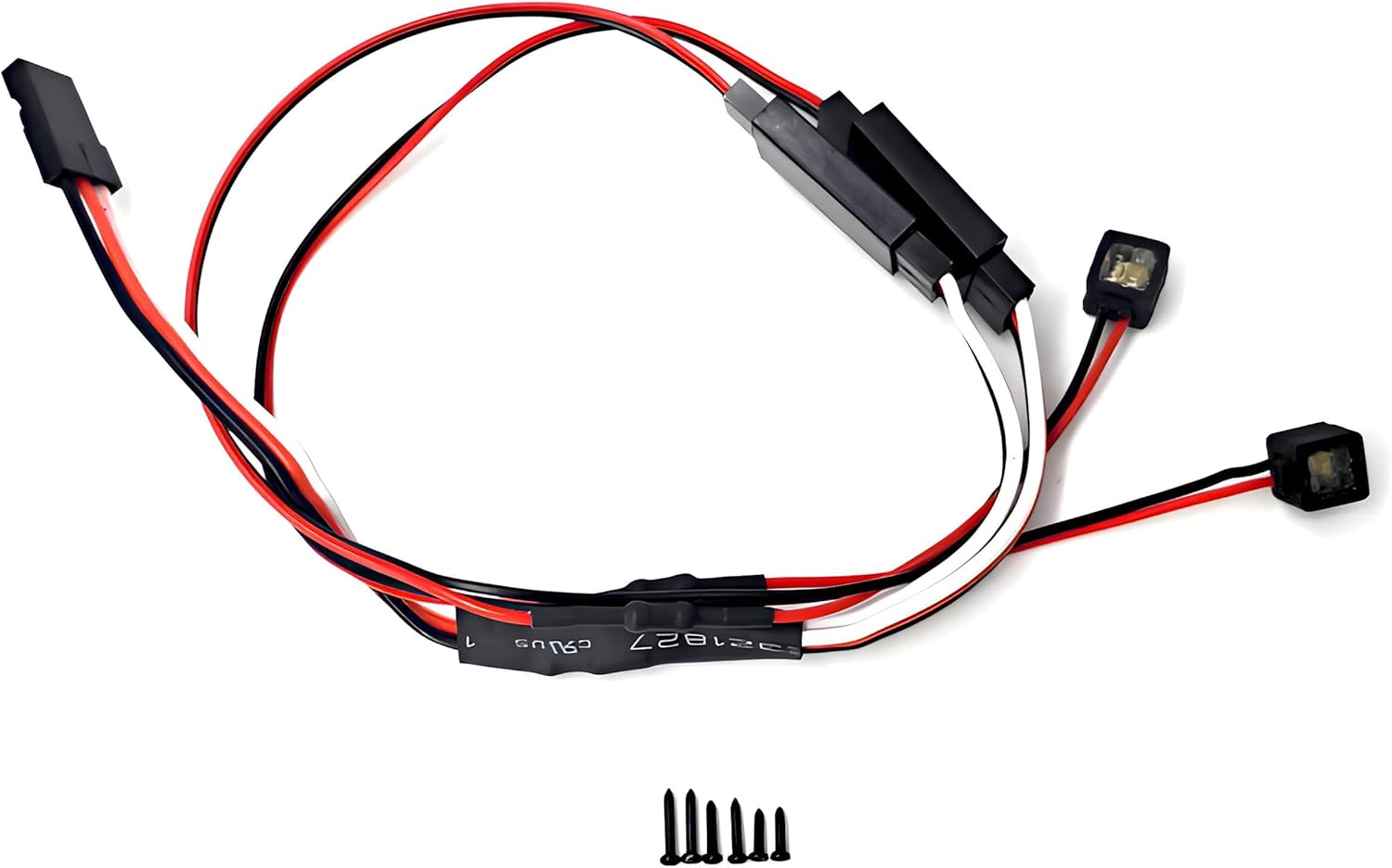 LED White General Purpose Square Spotlight for 1/18 RC Crawler TRX4M-D110 Bronco Model 1/24 SCX24 AXI00002/AXI00005 Upgrade Kit