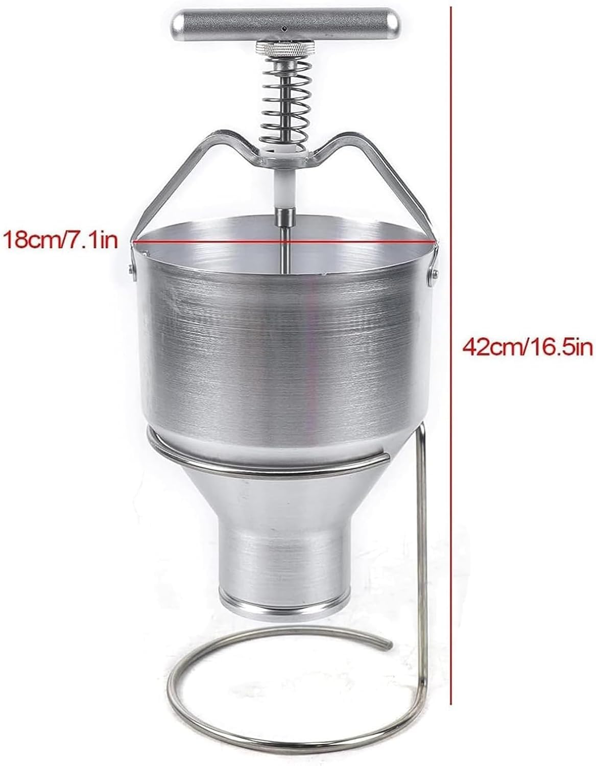 Depositador De Donuts Manual 3L Con Soporte