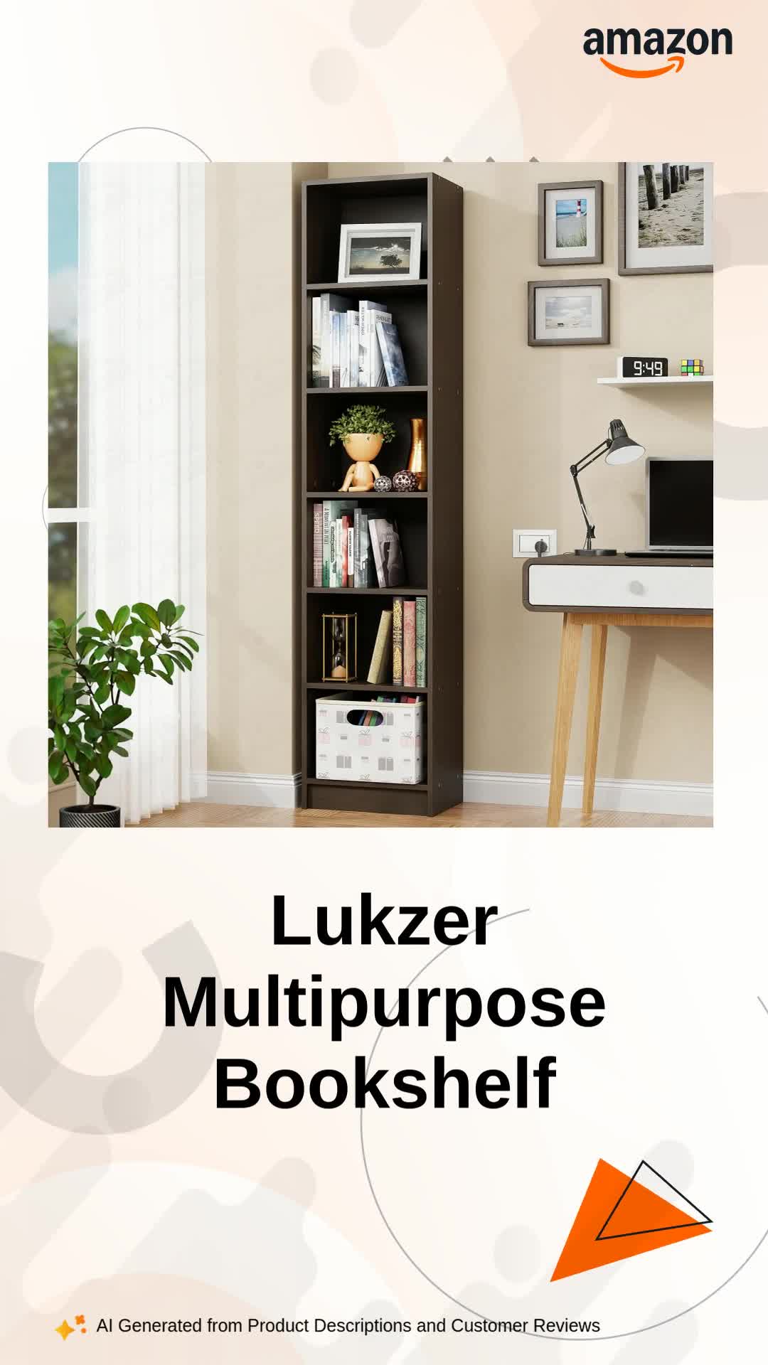 Lukzer Multipurpose Bookshelf | MR-006/Wenge | Multipurpose