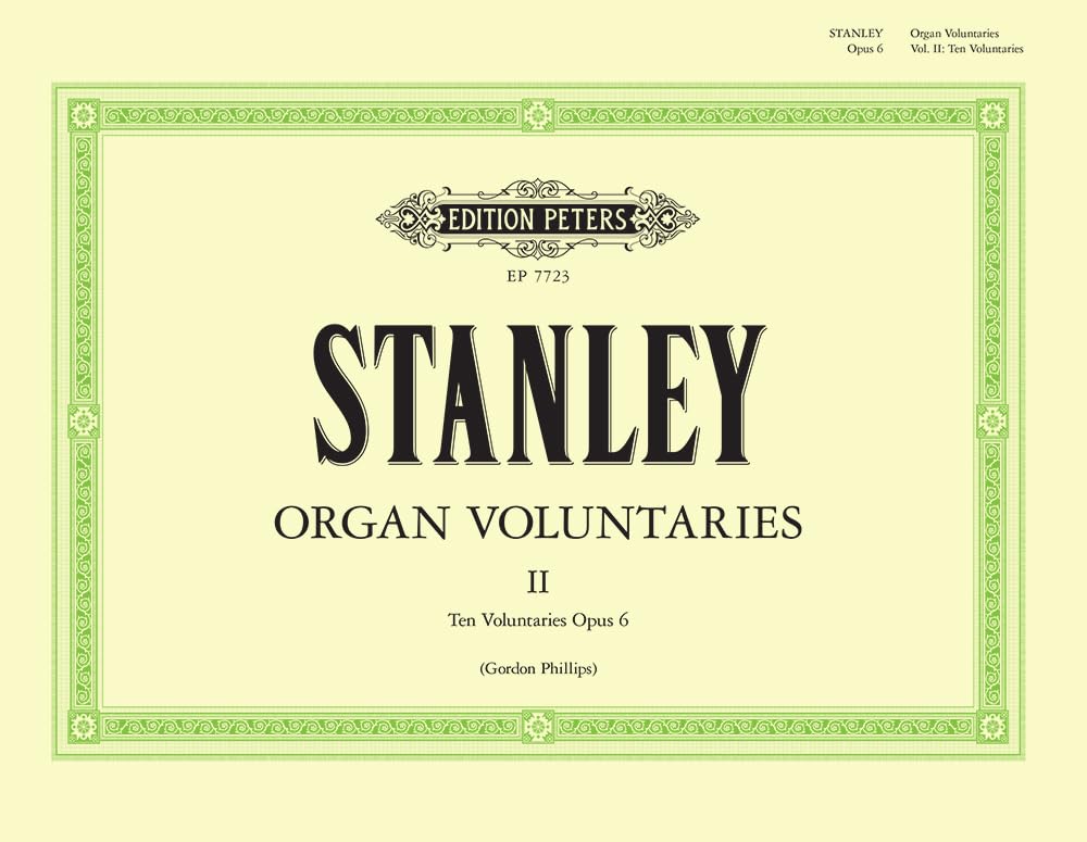 Stanley: 10 Voluntaries Op.6 (Organ) (EP7723) (Edition Peters)