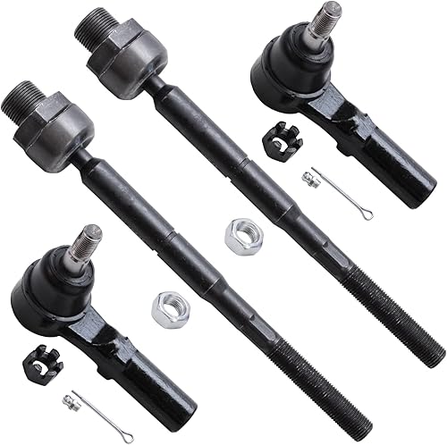 Miniatura 298 de Detroit Axle - Kit de extremo delantero de 14 piezas para Hyundai Tucson 2005-2009 Kia Sportage 2005-2010 2 brazos de control inferiores, 2 rótulas