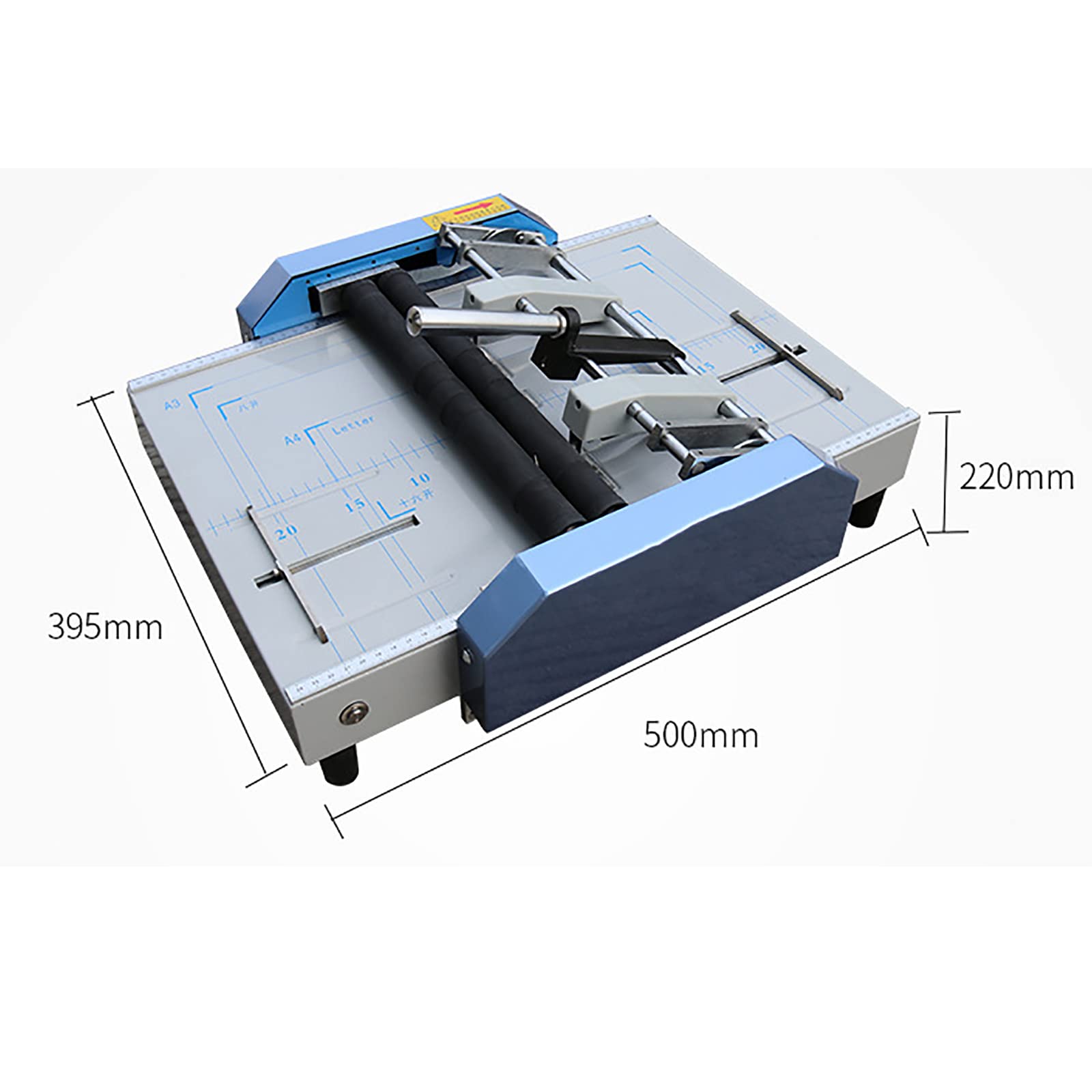 Elektrischer Papierhefter mit Rillfunktion, A3-Papierheftmaschine mit Sattelheftung und Flachheftung, 5 Nagelpositionen