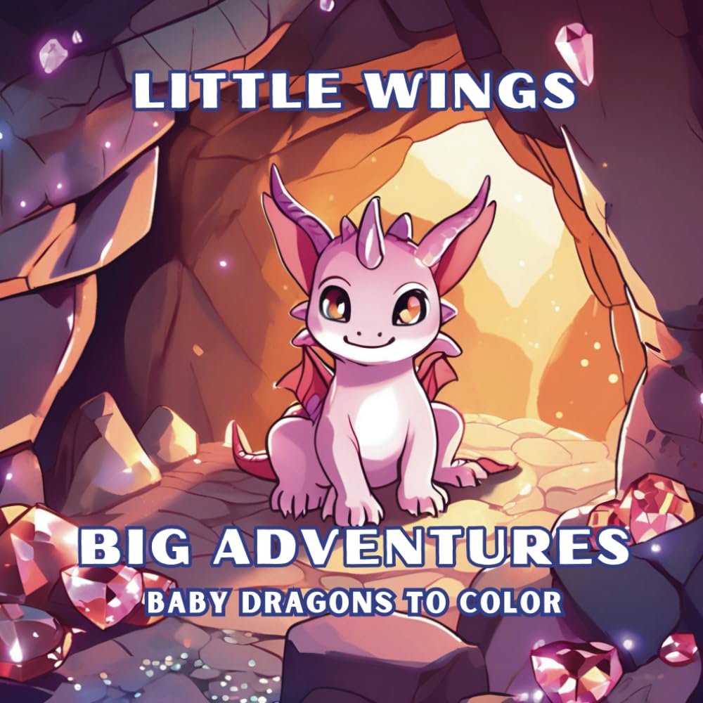 Little Wings, Big Adventures: Baby Dragons to Color