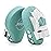 Valleycomfy Boxing Curved Focus Punching Mitts- Leatherette Training Hand Pads,Ideal for Karate, Muay Thai Kick, Sparring, Dojo, Martial Arts(Cyan)