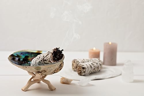 Vista 5 de Paquete de 2 palitos de salvia blanca – Varillas de manchas naturales de 6 pulgadas para kit de manchas de salvia, accesorios de meditación