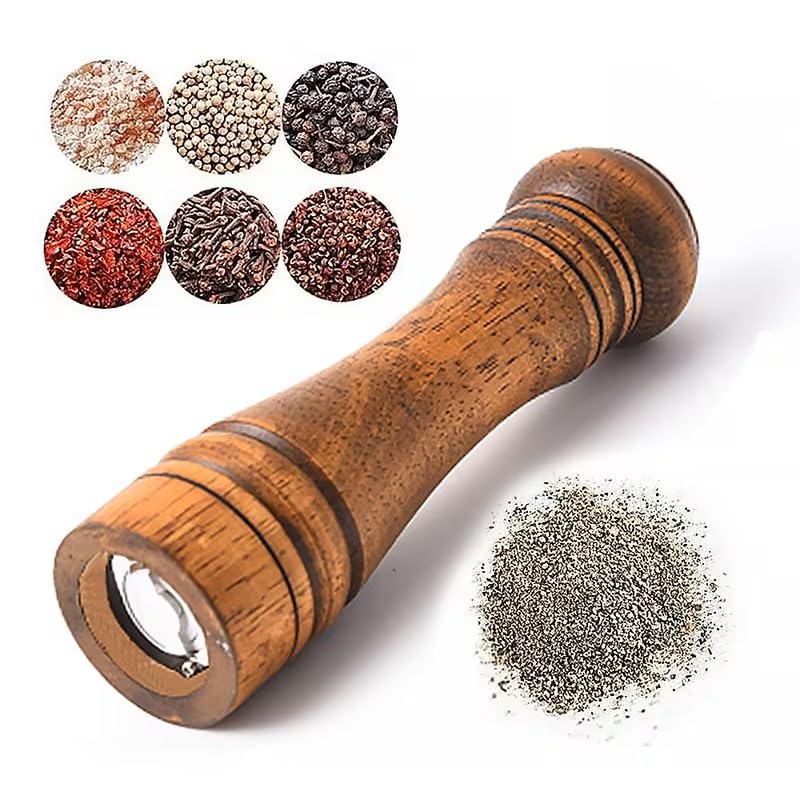 Supercenter Pepper Grinder Pepper Mill Wood & Stainlee steel & Ceramics Classis...