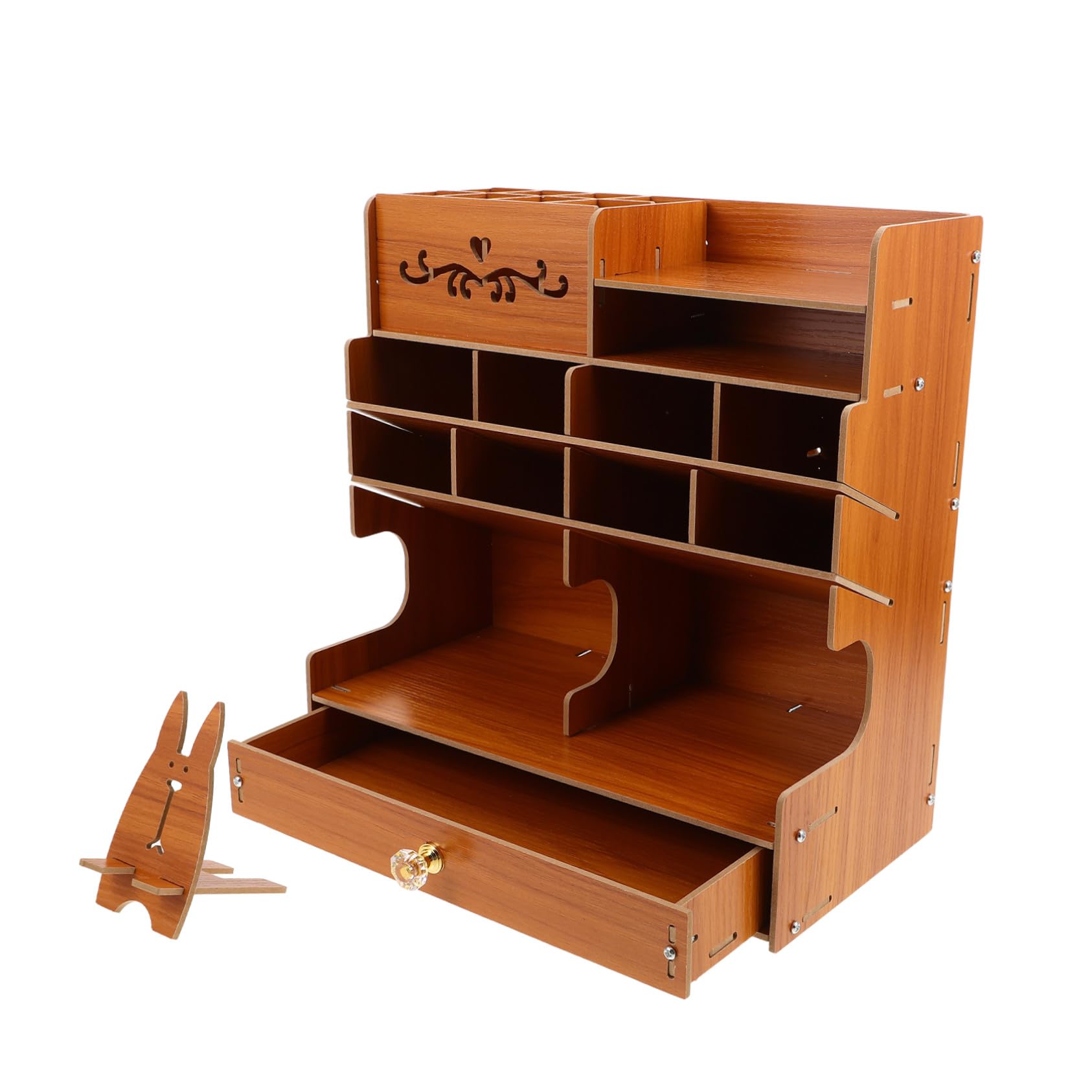 Organizer Scrivania in con Ampia Capacità e Scomparti Multipli Penne Stabile ed Elegante per Ufficio e Casa