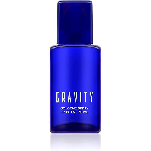 Coty Classics Gravity Eau de Cologne Spray, Seductive Blue Fragrance for Men with notes of Mandarin Orange, Sage, Earthy Woods, Vanilla and Leather 1.7 fl oz (Pack of 1)