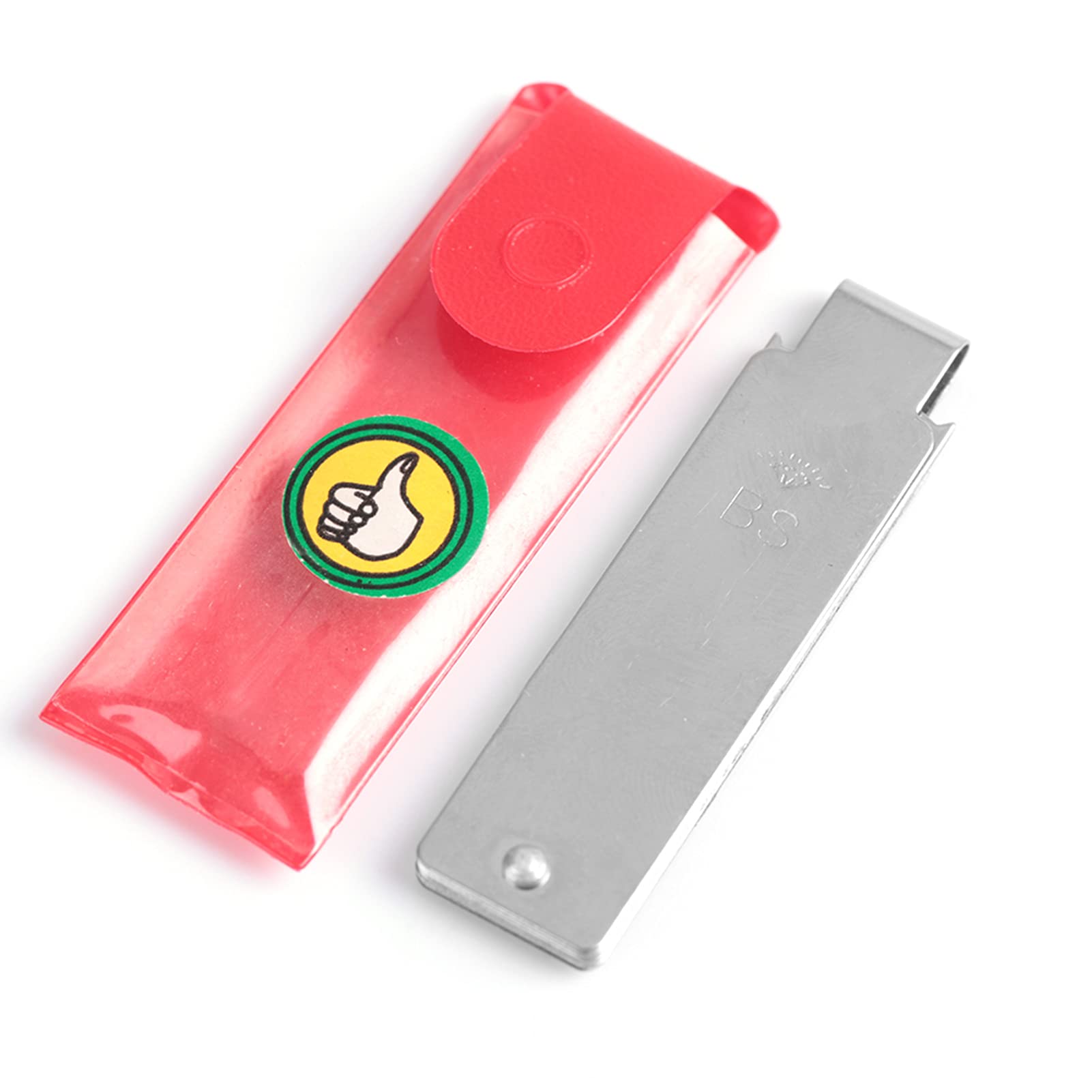 Weiyirot Silver Diamond Fan Gauge, Gem Gauge, Durable for Gem Jewelry Tool Stone 2.2 * 0.59 * 0.12inch