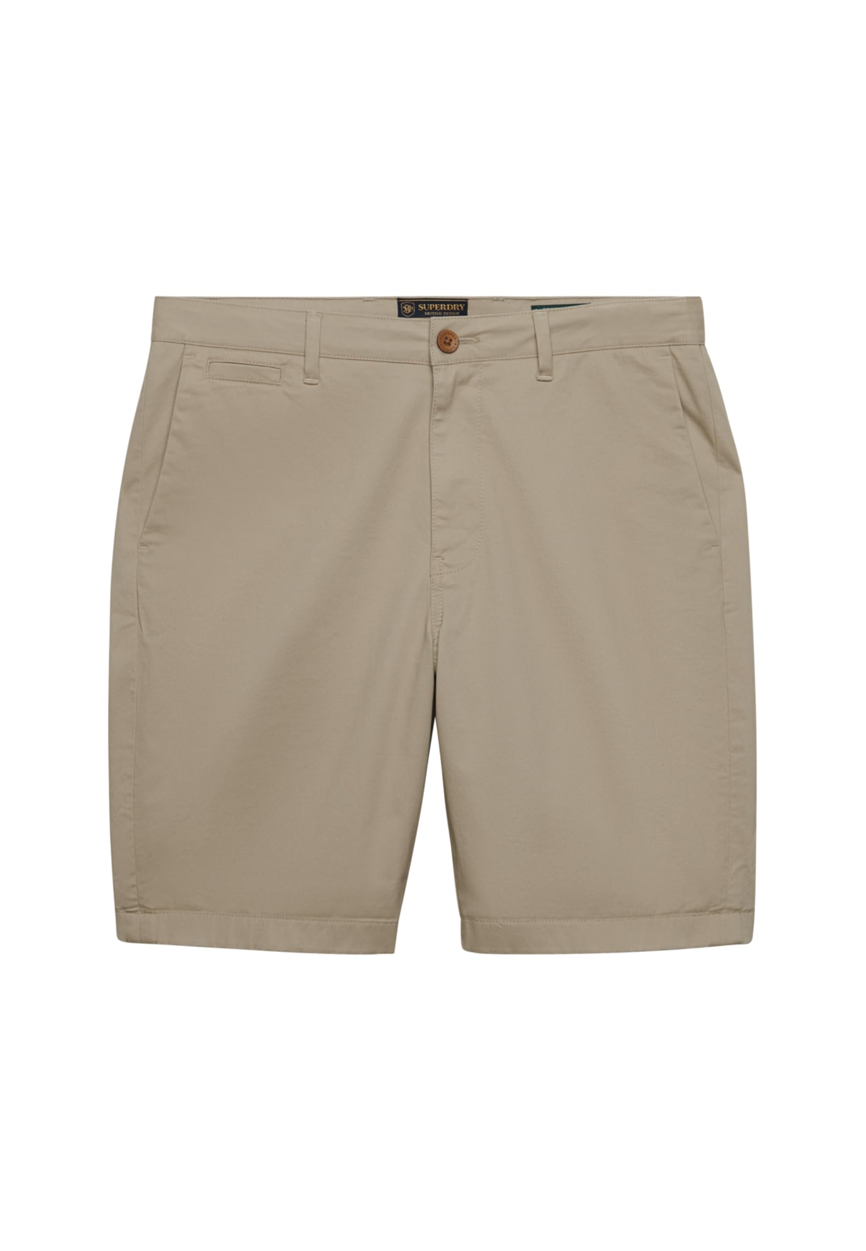 Superdry Premium Regular Chino Short Pants, Sandstone Brown, 34W