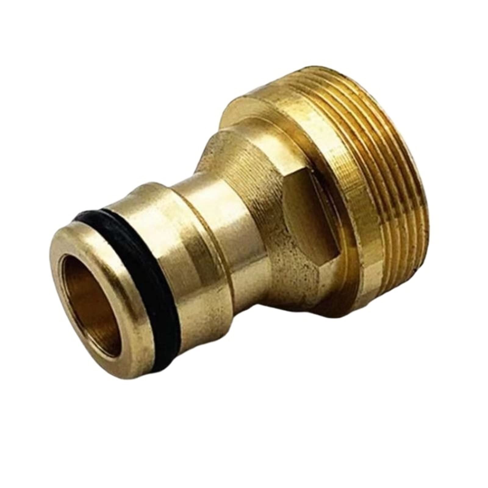 resistir extremos de alta presión y temperatura 2 piezas de agua universal grifo de agua conector rápido de latón adaptador de latón del jardín accesorios de la junta del tubo del jardín M23 hilo masc